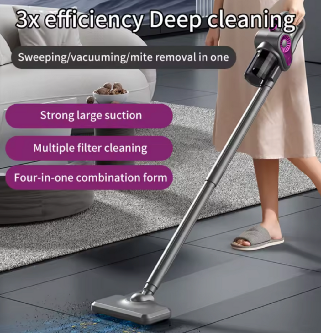 Aspiradora Inalámbrica de Mano 4 en 1 – Limpieza Inteligente