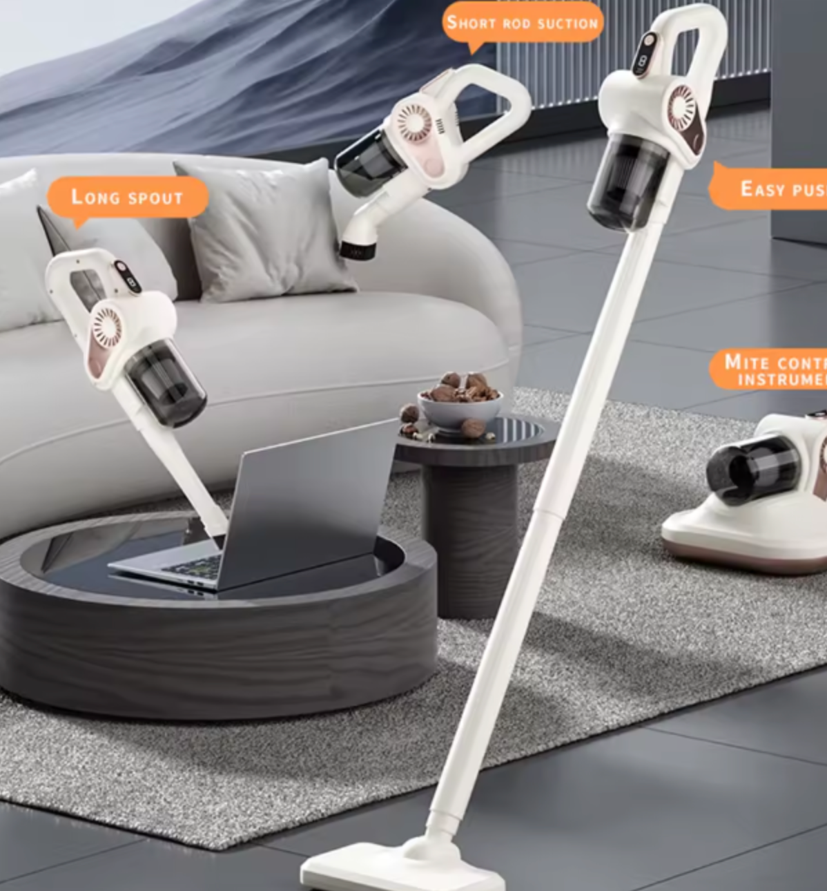 Aspiradora Inalámbrica de Mano 4 en 1 – Limpieza Inteligente