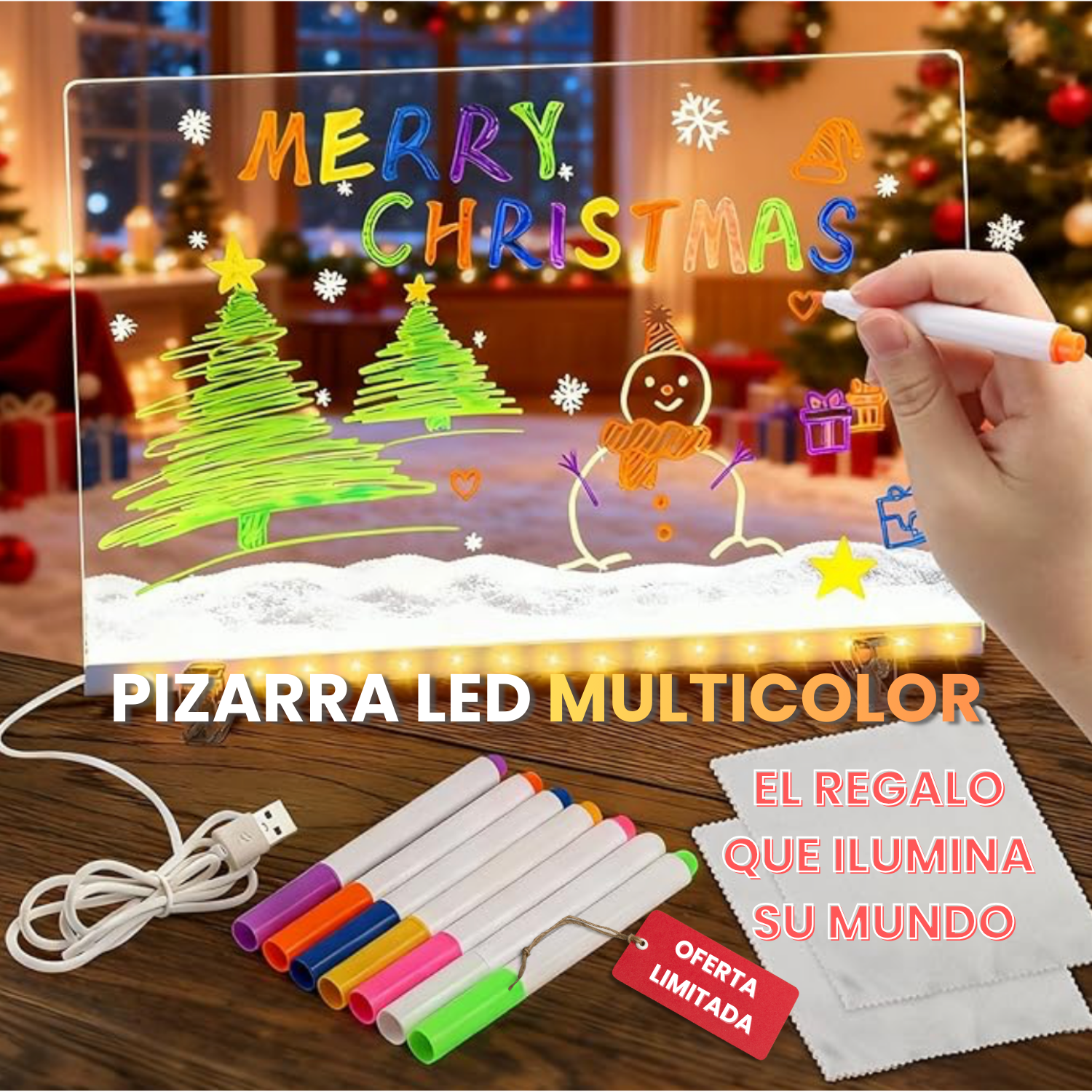 ¡Estimula la creatividad de los más pequeños con luz y color!